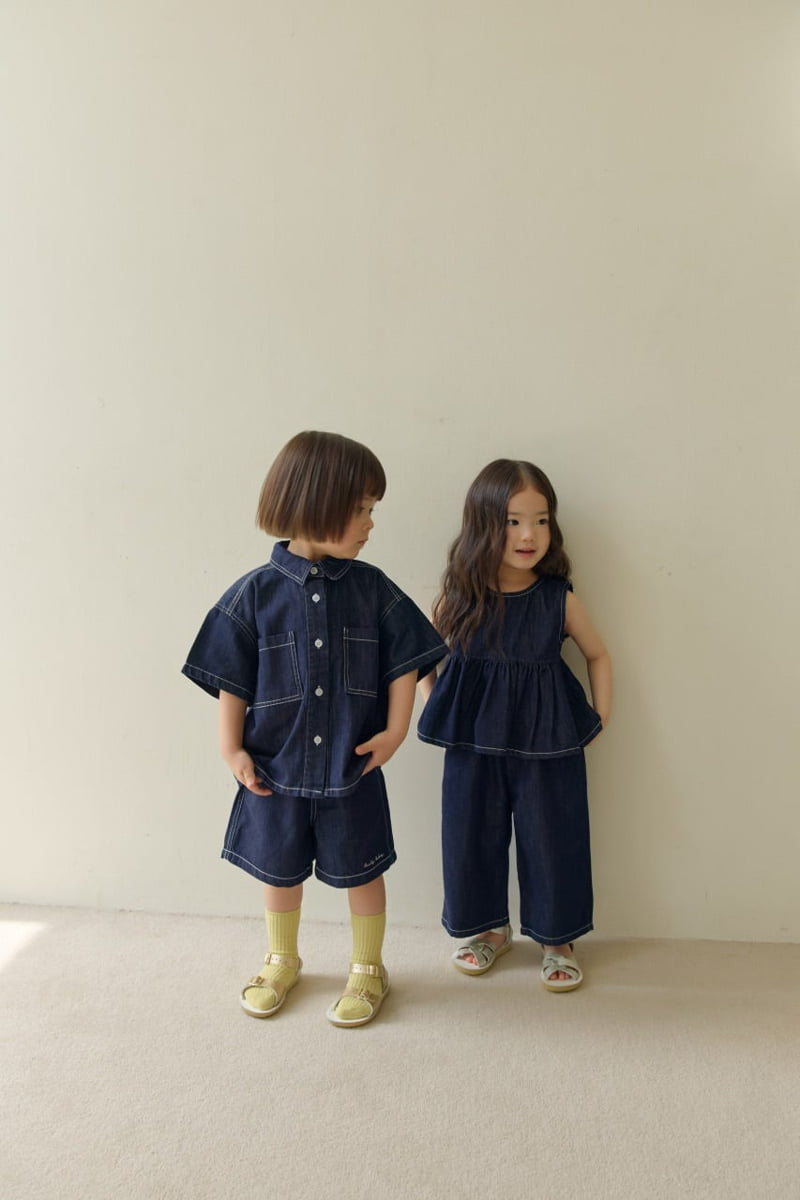 Daily Bebe - Korean Children Fashion - #kidzfashiontrend - Daily Denim Shorts - 7