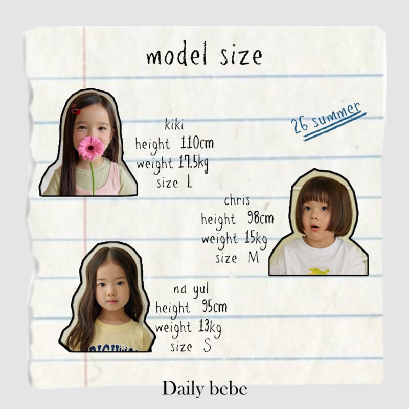 Daily Bebe - Korean Children Fashion - #kidzfashiontrend - Brighton Tee