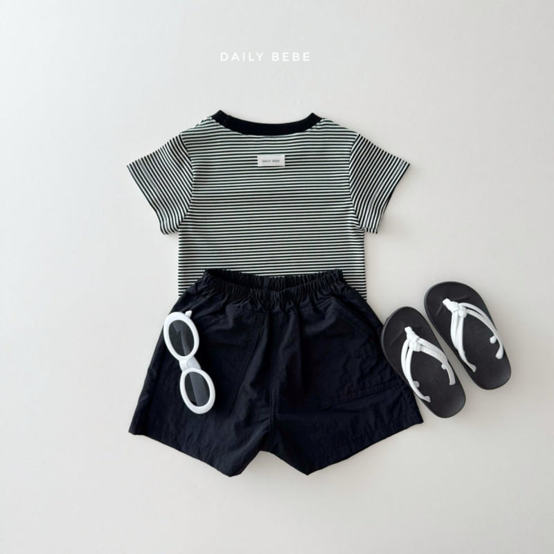Daily Bebe - Korean Children Fashion - #littlefashionista - Cozy Striped Tee - 12