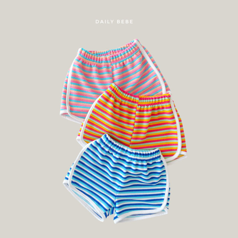 Daily Bebe - Korean Children Fashion - #littlefashionista - Rainbow Shorts - 3
