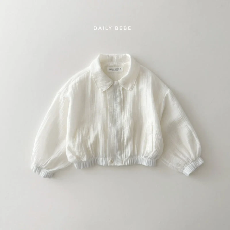 Daily Bebe - Korean Children Fashion - #Kfashion4kids - See-through Summer Jacket - 4
