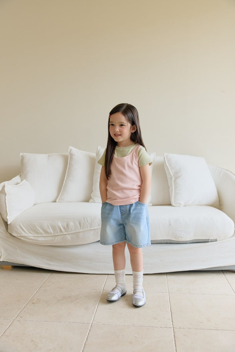 Daily Bebe - Korean Children Fashion - #magicofchildhood - Washing Denim Shorts - 6