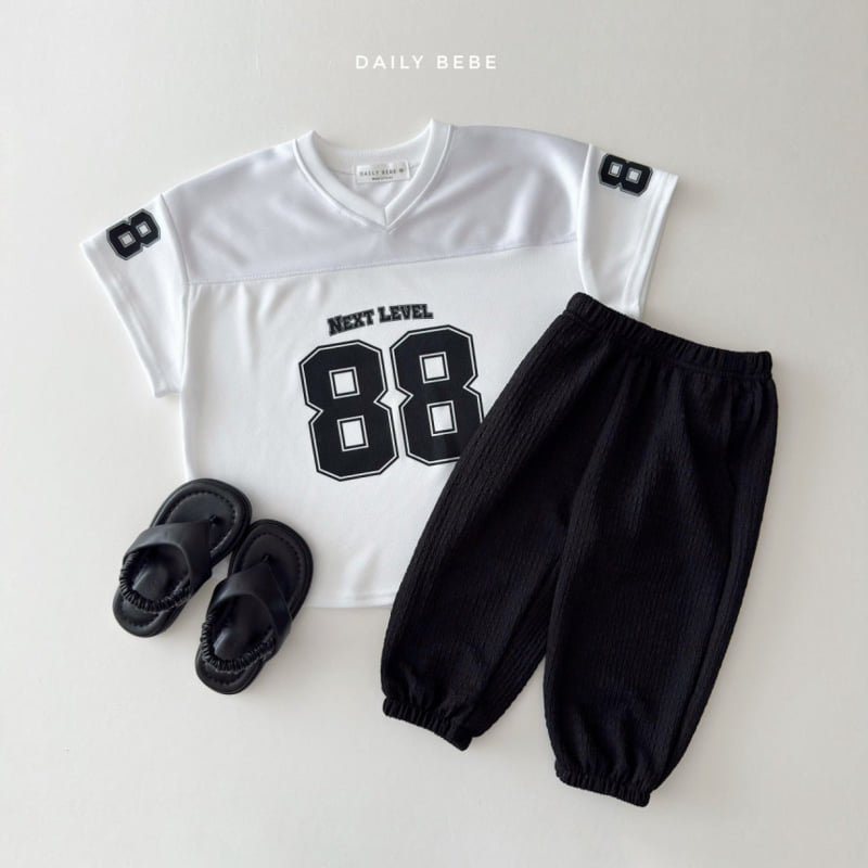 Daily Bebe - Korean Children Fashion - #magicofchildhood - Mesh 88 Jersey Tee - 11