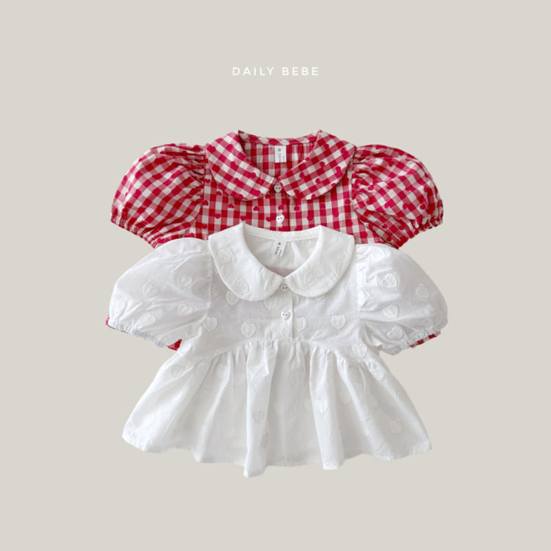Daily Bebe - Korean Children Fashion - #magicofchildhood - Heart Blouse - 3