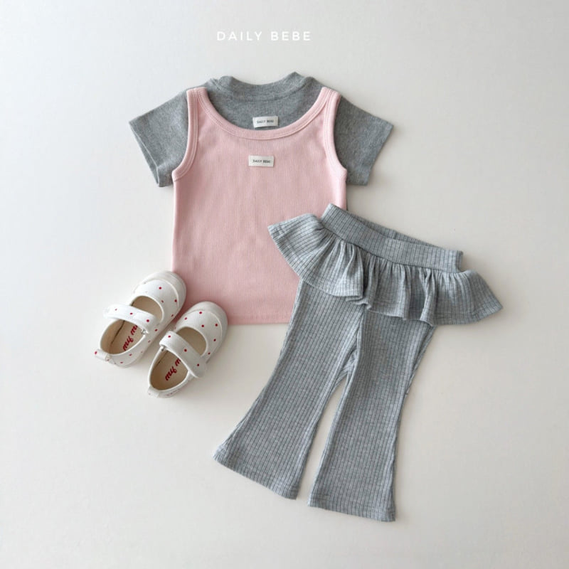 Daily Bebe - Korean Children Fashion - #magicofchildhood - Daily Short Sleeve Tee - 7