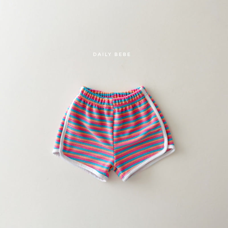 Daily Bebe - Korean Children Fashion - #minifashionista - Rainbow Shorts - 5