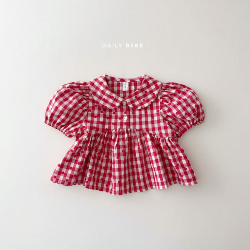 Daily Bebe - Korean Children Fashion - #magicofchildhood - Heart Blouse - 4