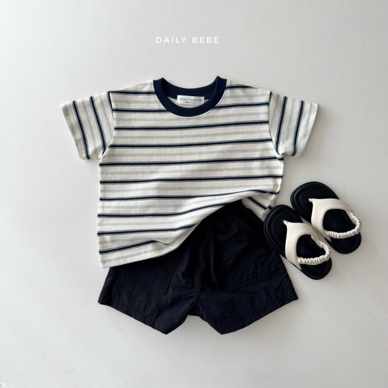 Daily Bebe - Korean Children Fashion - #minifashionista - Day Striped Tee - 11