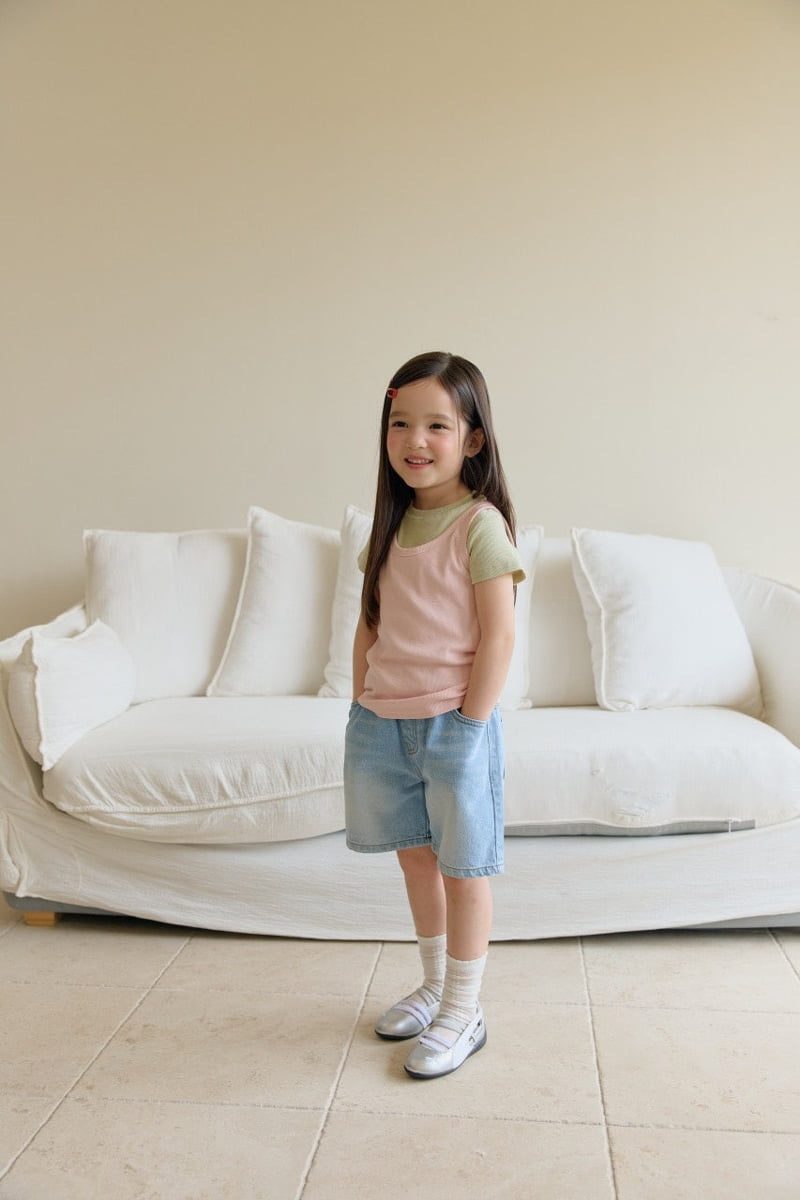Daily Bebe - Korean Children Fashion - #prettylittlegirls - Washing Denim Shorts - 8