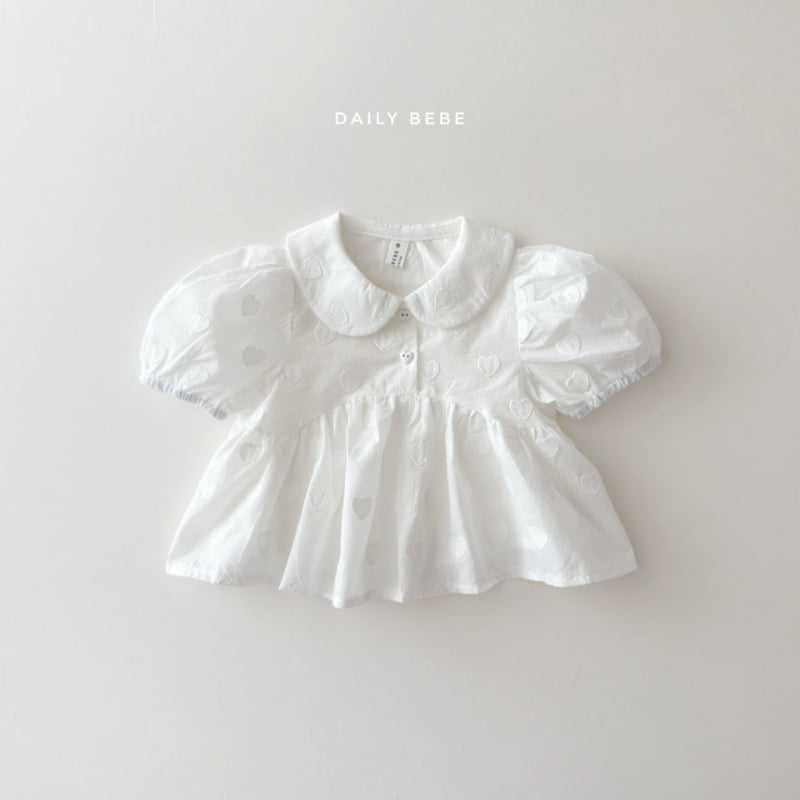 Daily Bebe - Korean Children Fashion - #prettylittlegirls - Heart Blouse - 5