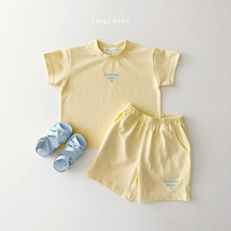 Daily Bebe - Korean Children Fashion - #minifashionista - Love Me More Set - 4