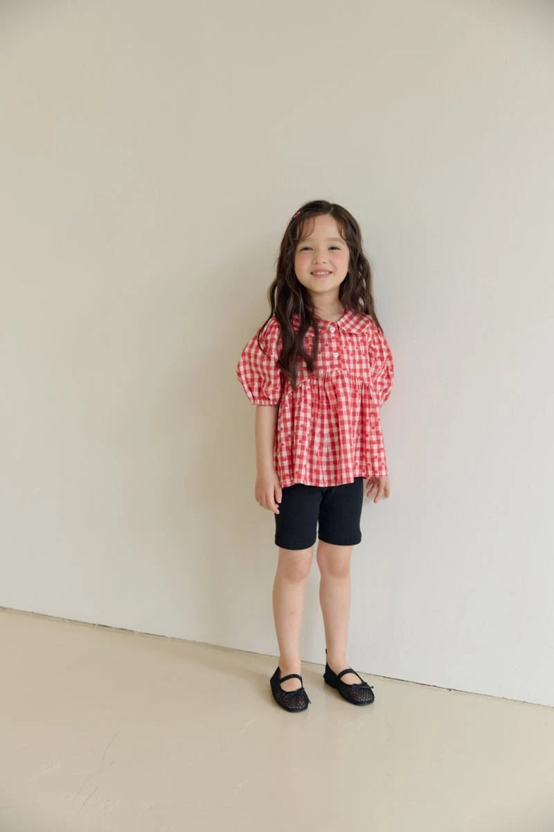 Daily Bebe - Korean Children Fashion - #todddlerfashion - Heart Blouse - 6