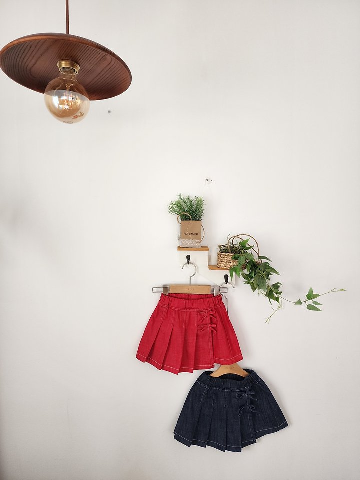 Dalla - Korean Children Fashion - #Kfashion4kids - Pleated Wrap Skort - 2