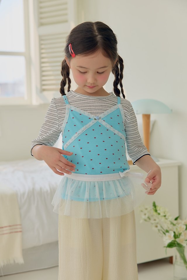 Dalla - Korean Children Fashion - #Kfashion4kids - Apple Dot Bustier - 10