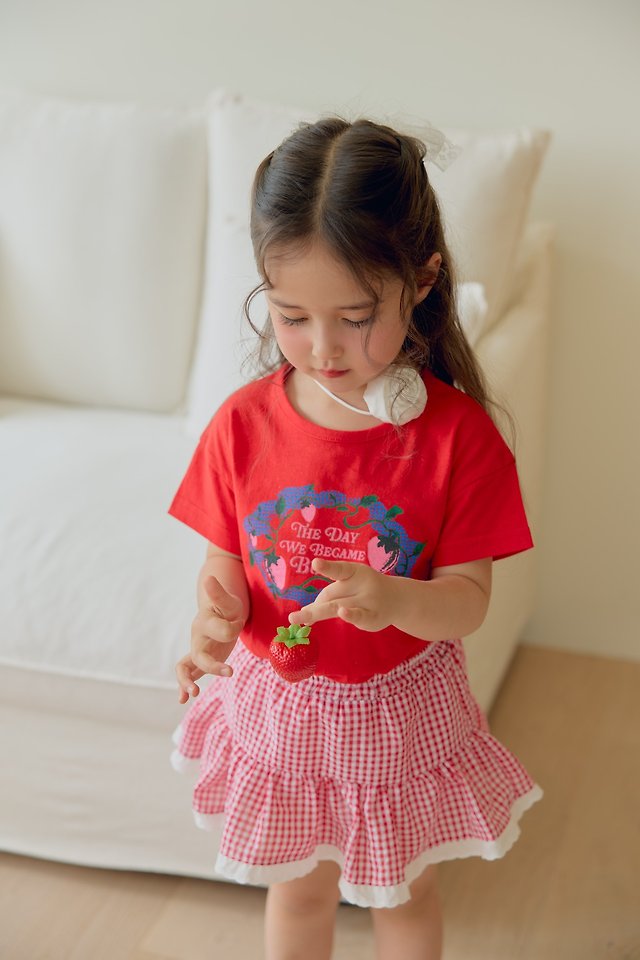 Dalla - Korean Children Fashion - #childofig - Cool Check Skirt - 9