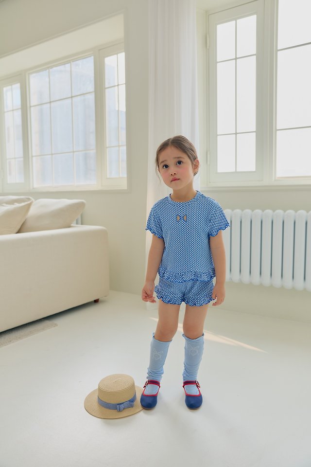 Dalla - Korean Children Fashion - #childofig - Lovely Check Set - 7