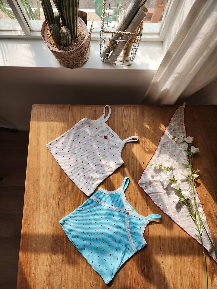 Dalla - Korean Children Fashion - #childofig - Apple Dot Bustier - 2