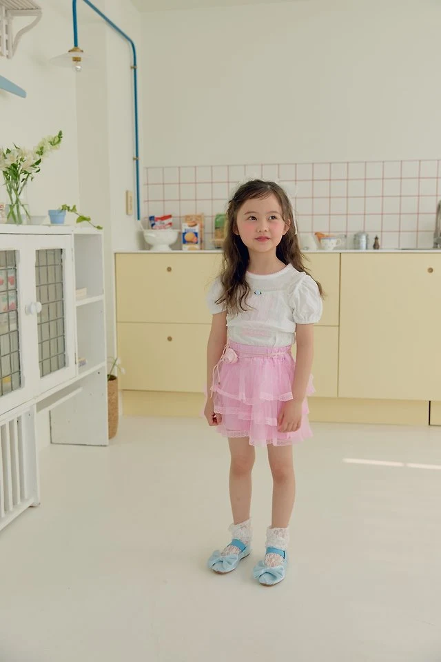 Dalla - Korean Children Fashion - #childofig - Pudding Lace Tee - 9