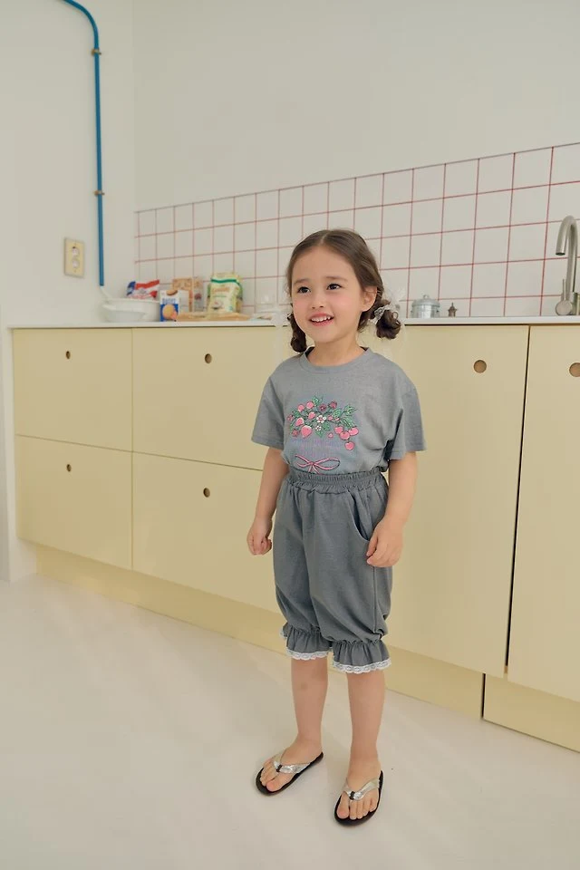 Dalla - Korean Children Fashion - #childofig - Pig Strawberry Tee - 8
