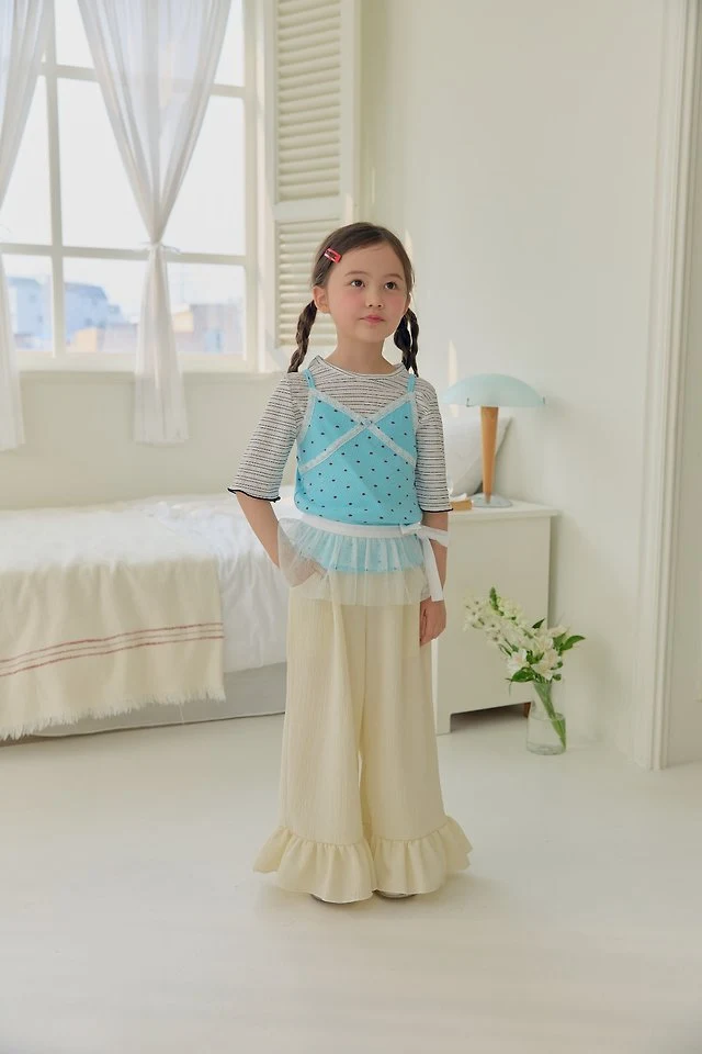 Dalla - Korean Children Fashion - #childofig - Melody Stripe Tee - 7