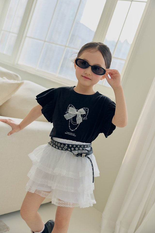 Dalla - Korean Children Fashion - #childofig - Coco Ribbon Tee - 6
