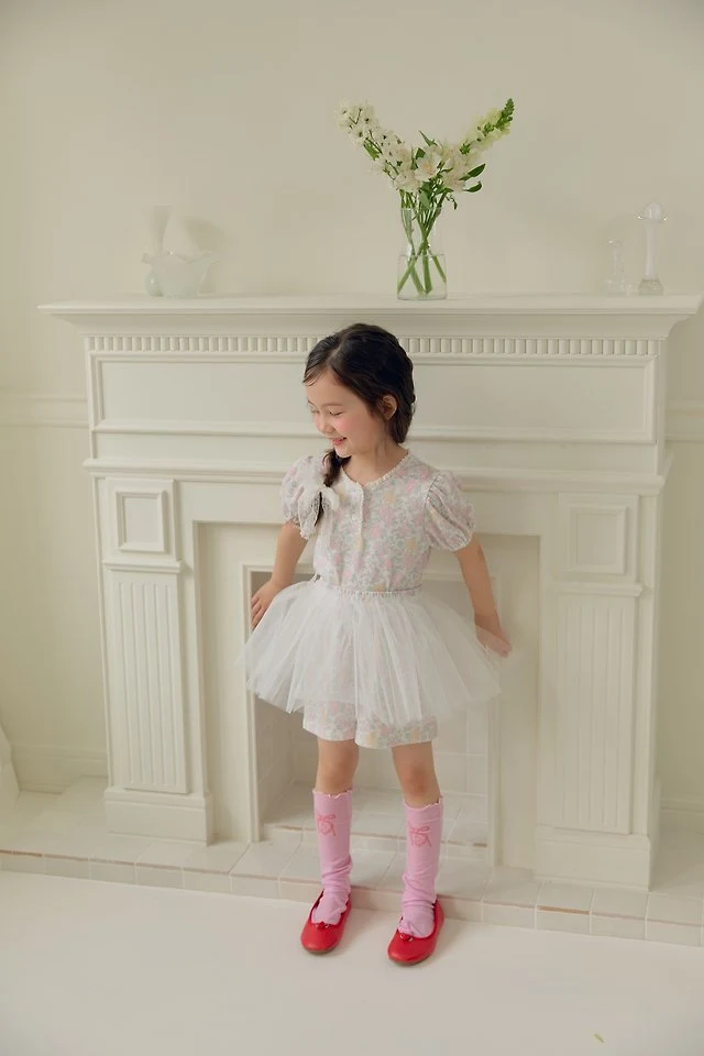 Dalla - Korean Children Fashion - #childrensboutique - Flower Tulle Set - 9