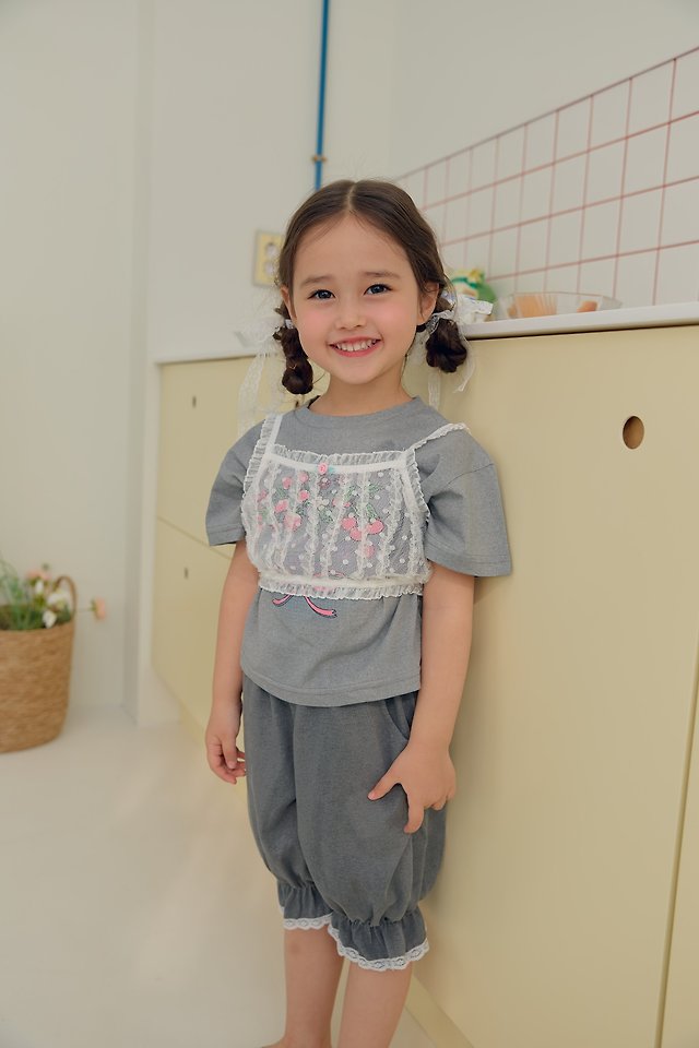 Dalla - Korean Children Fashion - #childrensboutique - Pig Strawberry Tee - 10