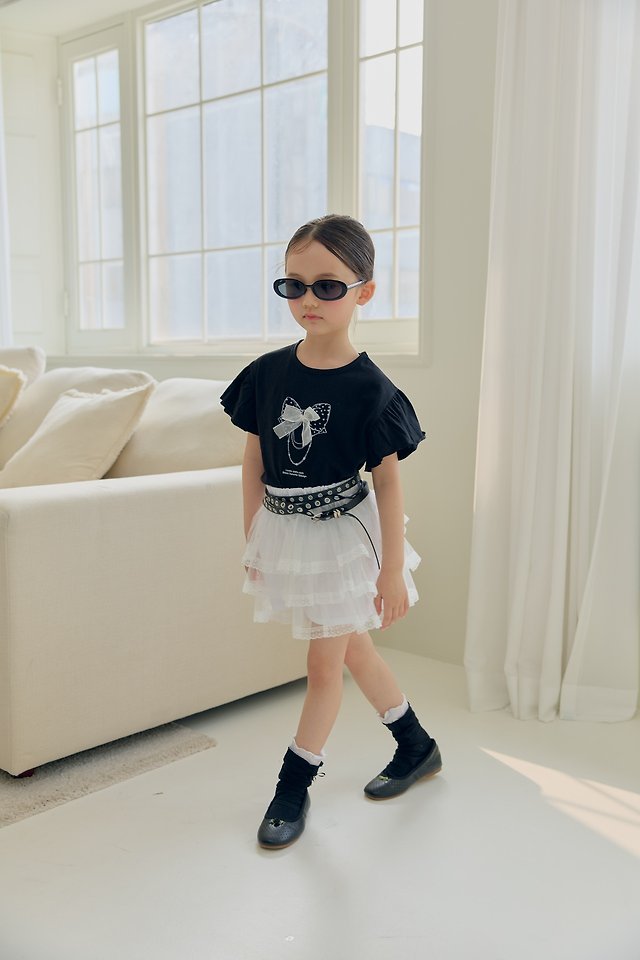 Dalla - Korean Children Fashion - #childrensboutique - Coco Ribbon Tee - 8
