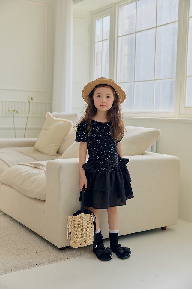 Dalla - Korean Children Fashion - #designkidswear - French Dot One-piece - 7