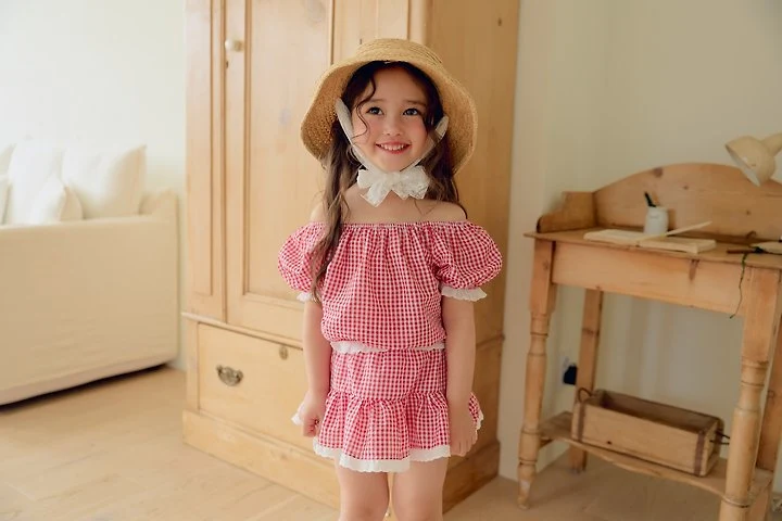 Dalla - Korean Children Fashion - #designkidswear - Cool Check Blouse - 5