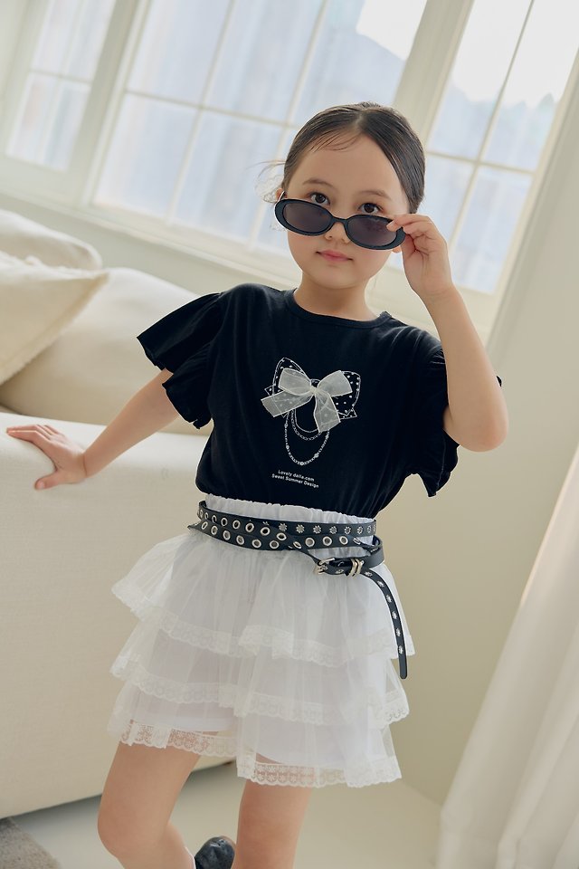 Dalla - Korean Children Fashion - #designkidswear - Coco Ribbon Tee - 9