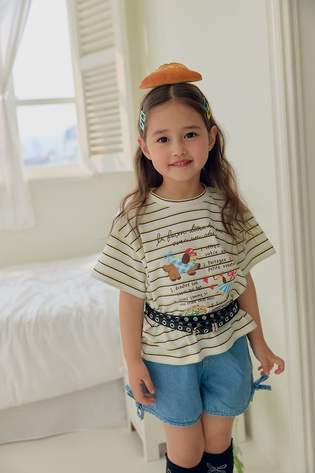 Dalla - Korean Children Fashion - #discoveringself - Raw Hem Denim Jeans - 5
