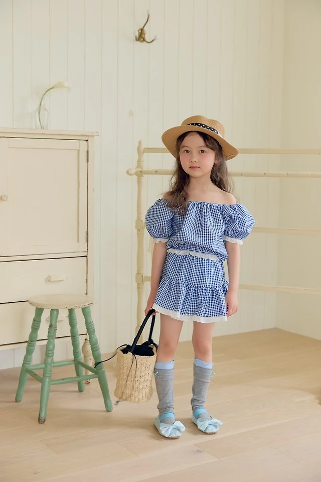Dalla - Korean Children Fashion - #discoveringself - Cool Check Skirt - 12
