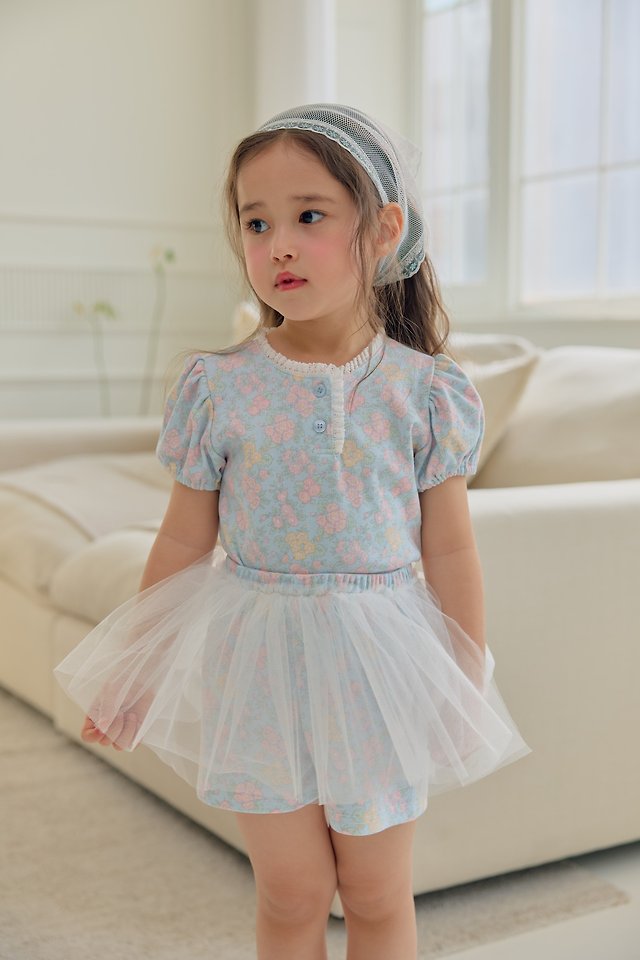 Dalla - Korean Children Fashion - #discoveringself - Flower Tulle Set - 11