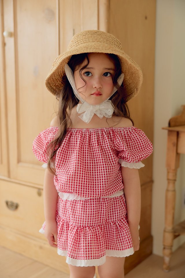 Dalla - Korean Children Fashion - #discoveringself - Cool Check Blouse - 6