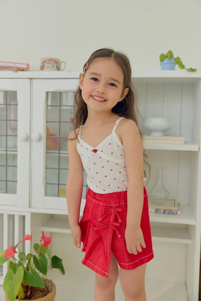 Dalla - Korean Children Fashion - #discoveringself - Apple Dot Bustier - 5