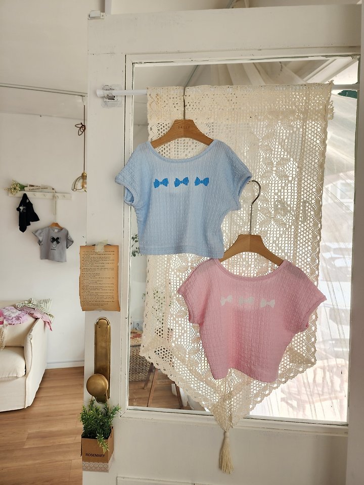 Dalla - Korean Children Fashion - #discoveringself - Back Ribbon Tee