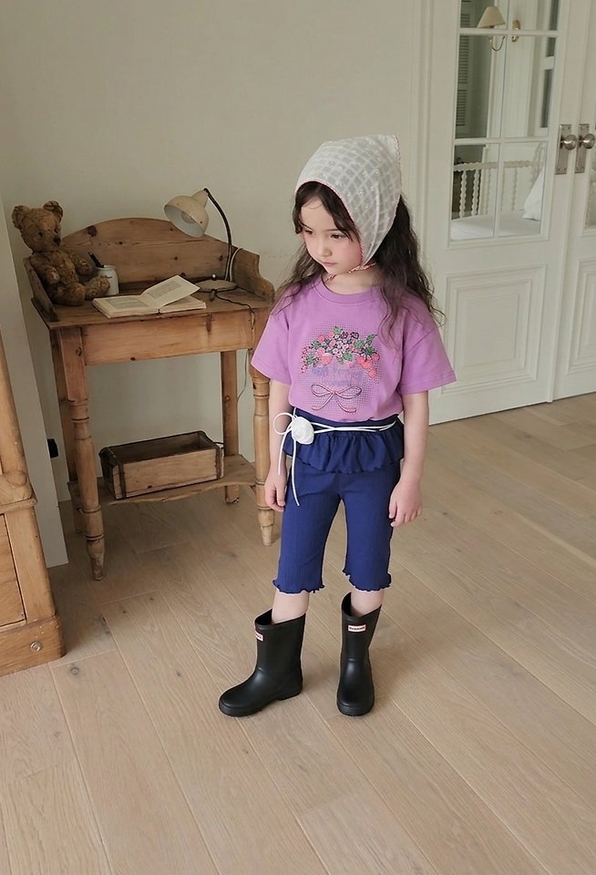 Dalla - Korean Children Fashion - #discoveringself - Pig Strawberry Tee - 12