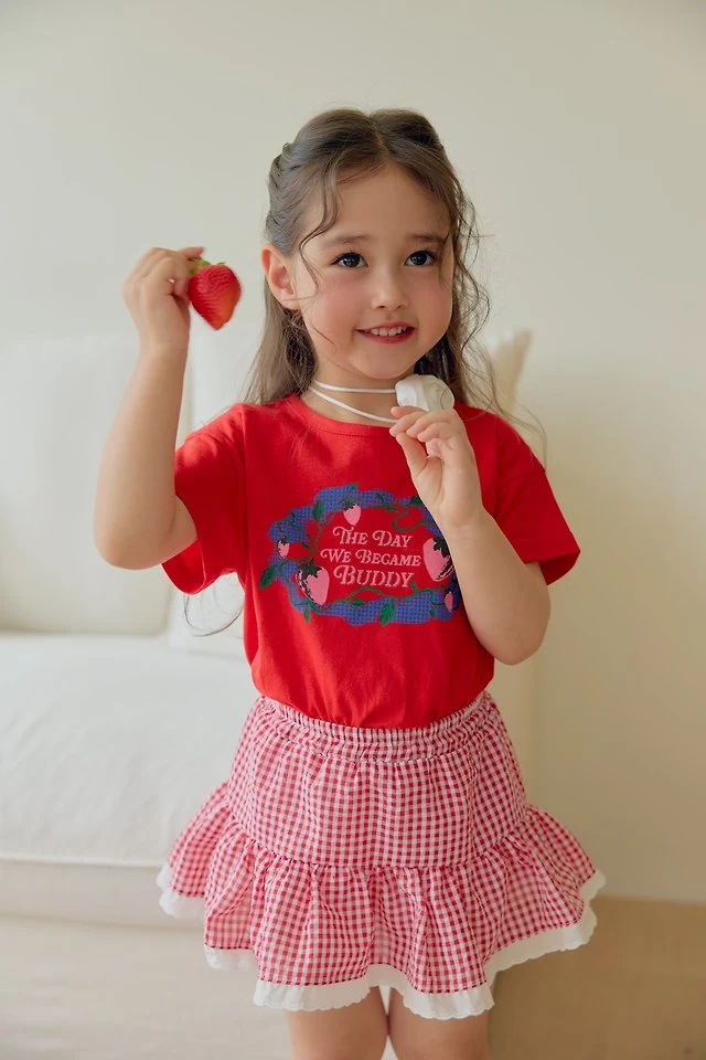 Dalla - Korean Children Fashion - #discoveringself - Strawberry Tee - 8