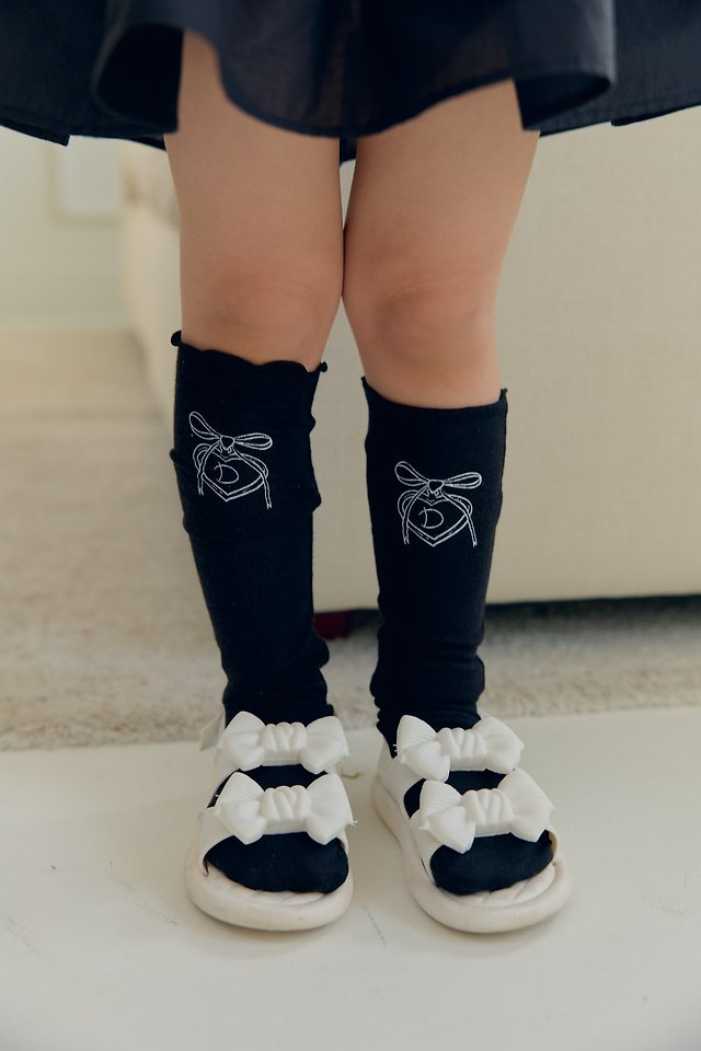 Dalla - Korean Children Fashion - #fashionkids - Printed Long Knee Socks - 12