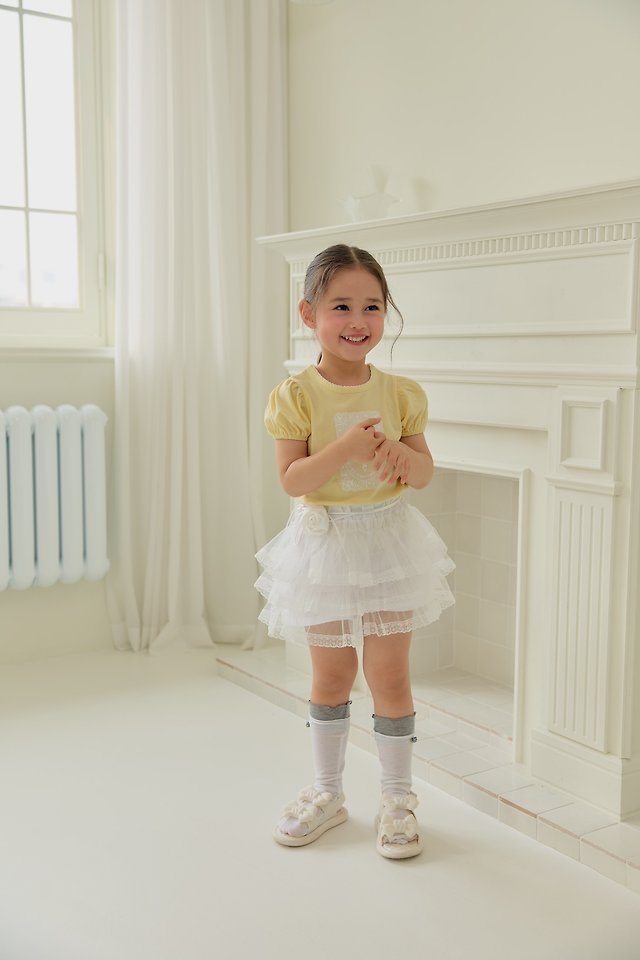 Dalla - Korean Children Fashion - #fashionkids - Fresh Frill Layered Shorts - 7