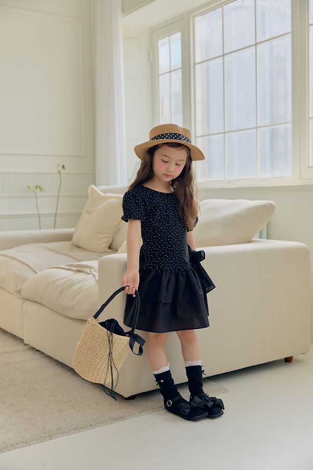 Dalla - Korean Children Fashion - #fashionkids - French Dot One-piece - 9