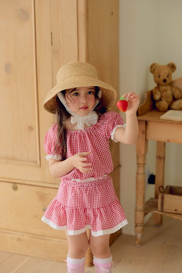 Dalla - Korean Children Fashion - #fashionkids - Cool Check Blouse - 7