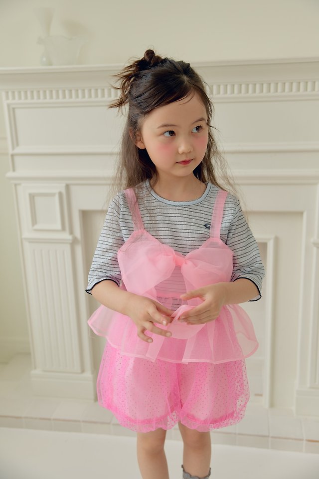 Dalla - Korean Children Fashion - #fashionkids - Melody Stripe Tee - 12