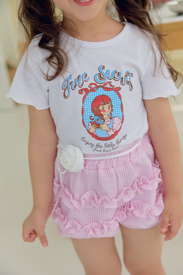 Dalla - Korean Children Fashion - #kidsshorts - Double Line Shirring Embossed Pants - 3