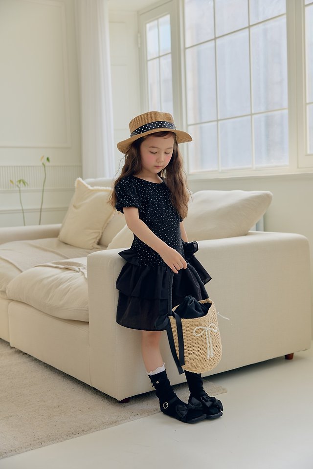 Dalla - Korean Children Fashion - #kidsshorts - French Dot One-piece - 10