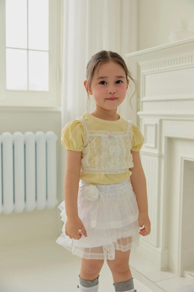 Dalla - Korean Children Fashion - #kidsshorts - Petit Ballet Bustier - 5
