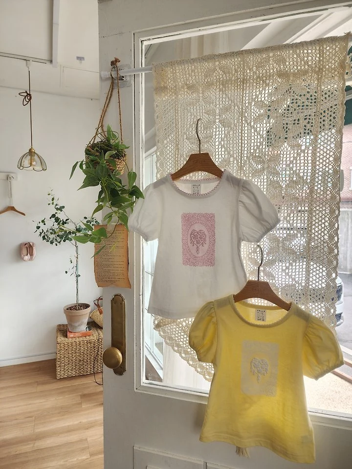 Dalla - Korean Children Fashion - #kidsshorts - Pudding Lace Tee