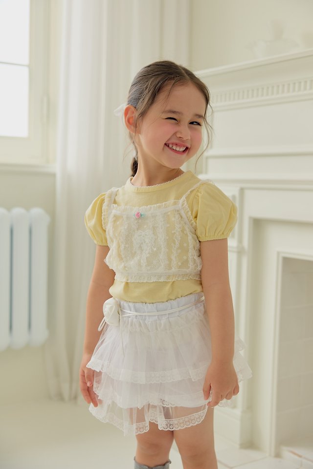 Dalla - Korean Children Fashion - #kidsstore - Fresh Frill Layered Shorts - 9