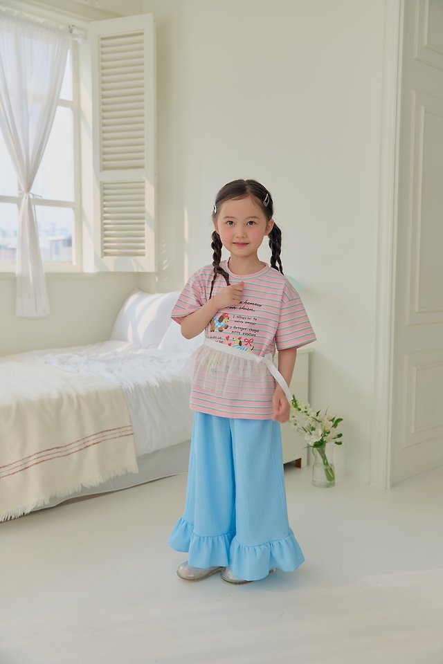 Dalla - Korean Children Fashion - #kidsstore - Tom Shirring Wide Pants - 6